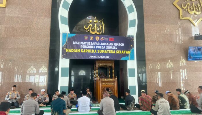 Kapolda Sumsel Lepas Personel Berprestasi Umrah, Wujud Penghargaan dan Penguatan SDM Presisi