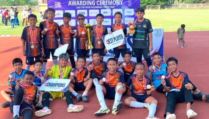 Sriwijaya Asah Soccer U12 Pertahankan Gelar Juara 1 Liga Top Skor Regional Palembang