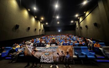 Polda Sumsel Gelar Nobar Film Tanah Runtuh Bersama Sabuk Kamtibmas, Perkuat Sinergi Menjaga Keamanan Daerah