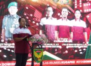 Sinergi Tanpa Batas, Kolonel Arm Heri Bayu Hadiri Lomba Domino Semarak HUT Korem 044/Gapo
