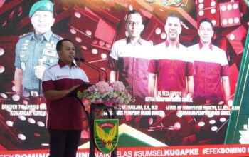 Sinergi Tanpa Batas, Kolonel Arm Heri Bayu Hadiri Lomba Domino Semarak HUT Korem 044/Gapo