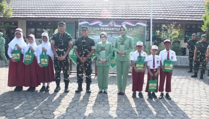Peduli Pendidikan Generasi Bangsa, Danrem 044/Gapo Kunjungi TK dan SD Kartika Tanjung Enim