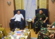 Wagub Cik Ujang Perkuat Sinergi dengan Lanud SMH Palembang melalui Silaturahmi Danlanud Baru
