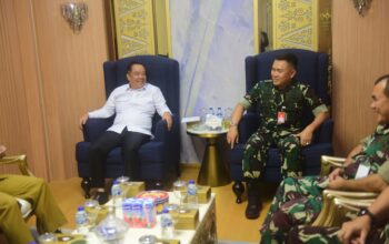 Wagub Cik Ujang Perkuat Sinergi dengan Lanud SMH Palembang melalui Silaturahmi Danlanud Baru
