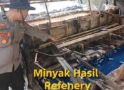 Polsek Keluang Tegas Berantas Penyulingan Minyak Ilegal, Tiga Orang Diamankan