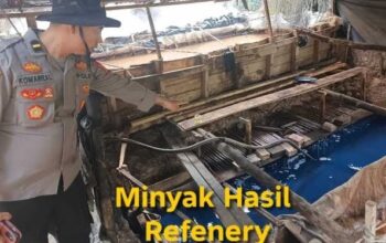 Polsek Keluang Tegas Berantas Penyulingan Minyak Ilegal, Tiga Orang Diamankan