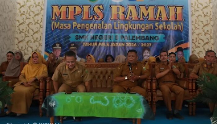 MPLS Ramah SMK Negeri 5 Palembang Bentuk Karakter dan Kenalkan Budaya Sekolah kepada 275 Siswa Baru