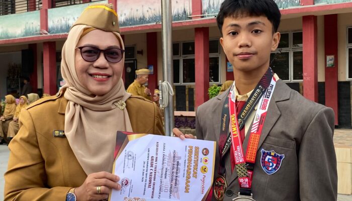 Program Unggulan Berbuah Prestasi, Empat Atlet Taekwondo SMAN 5 Palembang Borong Medali di Kejuaraan Nasional