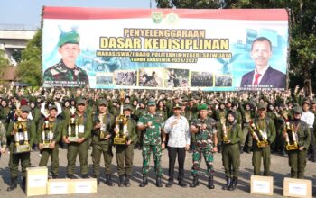 Tanamkan Disiplin dan Kepemimpinan, 6 Hari Garsarlin Gelombang 1 Polsri Resmi Ditutup