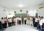 Persit Kartika Chandra Kirana PD II Sriwijaya Gelar Doa Bersama Umat Kristiani di Bintaljarahdam II SWJ