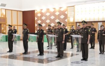 Kajati Sumsel Pimpin Pelantikan Lima Pejabat, Sejumlah Jabatan Strategis Berganti