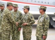 Danrem 044/Gapo Sambut Kehadiran Kasad Jenderal TNI Maruli Simanjuntak di Palembang   