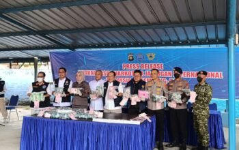 BNNP Sumsel Bongkar Jaringan Malaysia-Palembang-PALI, 46 Kg Sabu dan 9.439 Ekstasi Disita