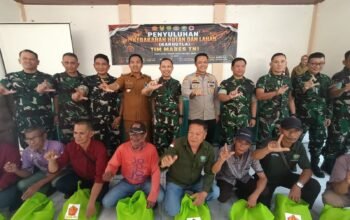 Perkuat Sinergi, Kodim 0404/Muara Enim Sosialisasikan Penanganan Karhutla Bersama Tim Mabes TNI