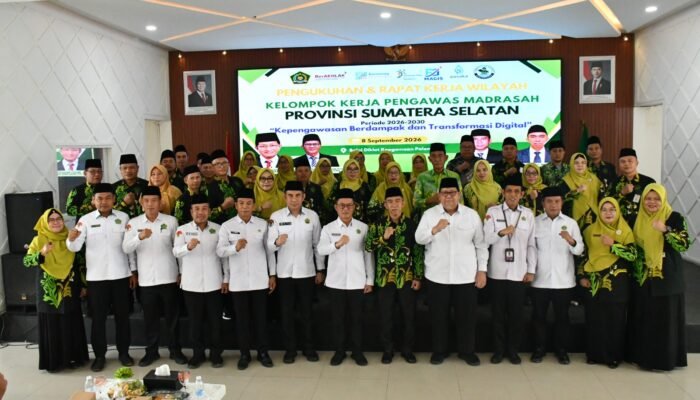 Pokjawas Sumsel Resmi Dikukuhkan, Kawal Terwujudnya Madrasah Ramah Anak dan Berkualitas