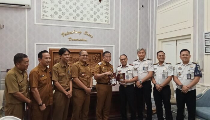 Pererat Sinergi, Kepala Rutan Kelas I Palembang Audiensi dengan Pemerintah Kota Palembang