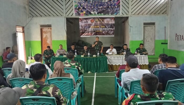 Rangkul Warga OKI, Tim Mabes TNI Edukasi Pencegahan Karhutla Sejak Dini