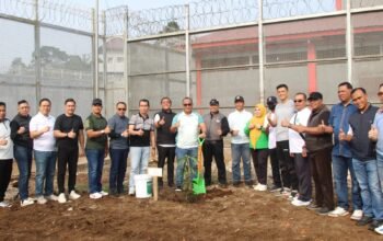 Jajaran Pemasyarakatan Sumatera Selatan Laksanakan Penanaman Pohon di Lapas Pagar Alam