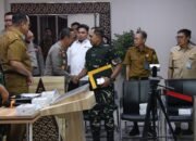 Danrem 044/Gapo Hadiri Rakor Perkembangan Penanggulangan Karhutla di Griya Agung