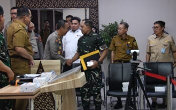 Danrem 044/Gapo Hadiri Rakor Perkembangan Penanggulangan Karhutla di Griya Agung