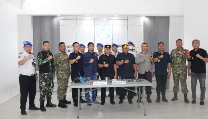 Rutan Kelas I Palembang Gelar Razia Gabungan dan Tes Urine Bersama TNI, POLRI, BNNP Sumsel dan PATNAL