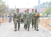 Danrem 044/Gapo Hadiri Bazar TNI di Jasdam II/Sriwijaya