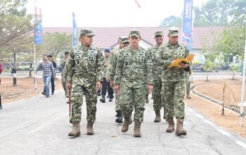 Danrem 044/Gapo Hadiri Bazar TNI di Jasdam II/Sriwijaya