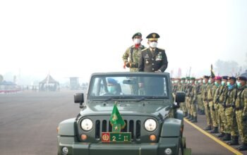 Peringati HUT Ke-81 TNI, Kasdam II/Swj Bacakan Amanat Panglima TNI: Tekankan Budaya PRIMA dalam Pengabdian