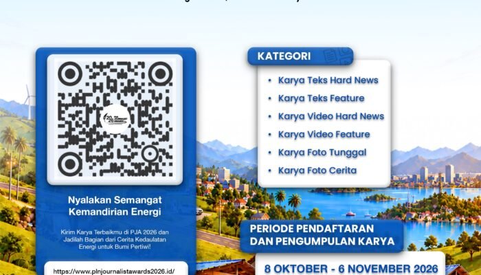 PLN Journalist Awards 2026 Kembali Digelar, Usung Tema “Energi Mandiri, Indonesia Berdaya”