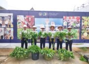Karutan Kelas I Palembang Bersama Jajaran Panen Kangkung, Dukung Ketahanan Pangan dan Optimalisasi Lahan Produktif