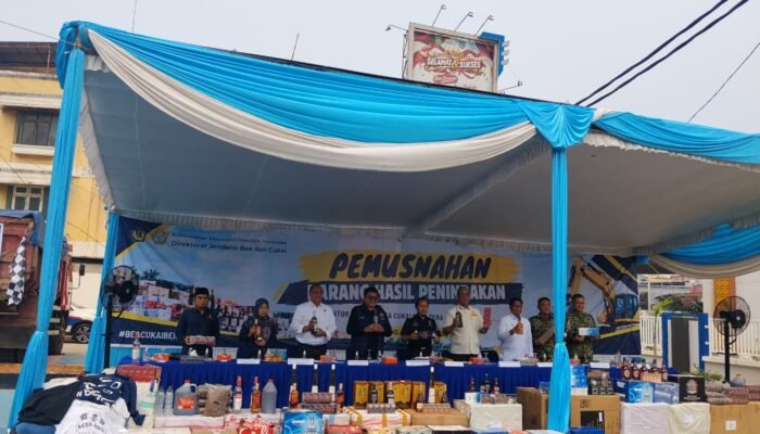 22,4 Juta Batang Rokok Ilegal Dimusnahkan di Palembang, Bea Cukai Cegah Potensi Kerugian Negara Rp20,56 Miliar